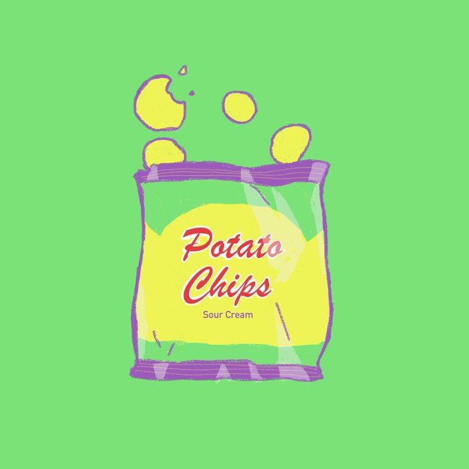 「chips (food)」 illustration images(Oldest｜RT&Fav:50)