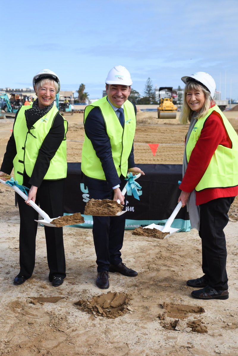 unitingsa's tweet photo. It’s been an exciting day for us at #UnitingSA, with the turning of the first sod for our $50m aged care development at West Lakes. Now let the building begin! #togetherwecan #agedcare https://t.co/t1dFqYkgKh