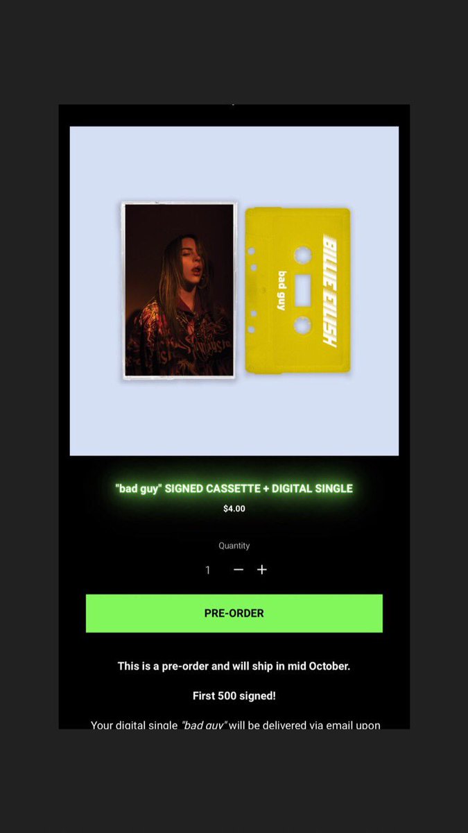 Billie Eilish tweet media