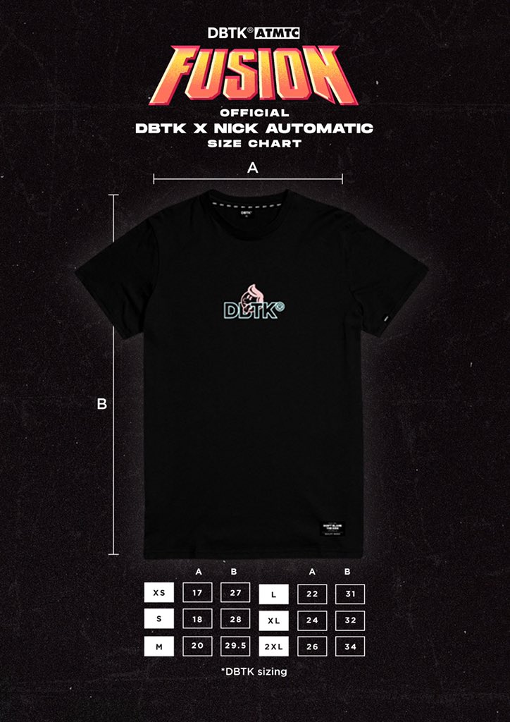 Nick Automatic Size Chart