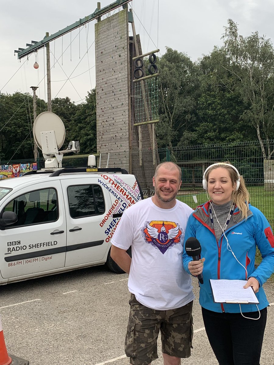 <a href="/nizz77/">neil firbank</a> at the <a href="/recovery_games/">Recovery Games C.I.C.</a> with <a href="/BBCSheffield/">BBC Sheffield</a> 💜👍 #recover 👍  live this morning #RG19