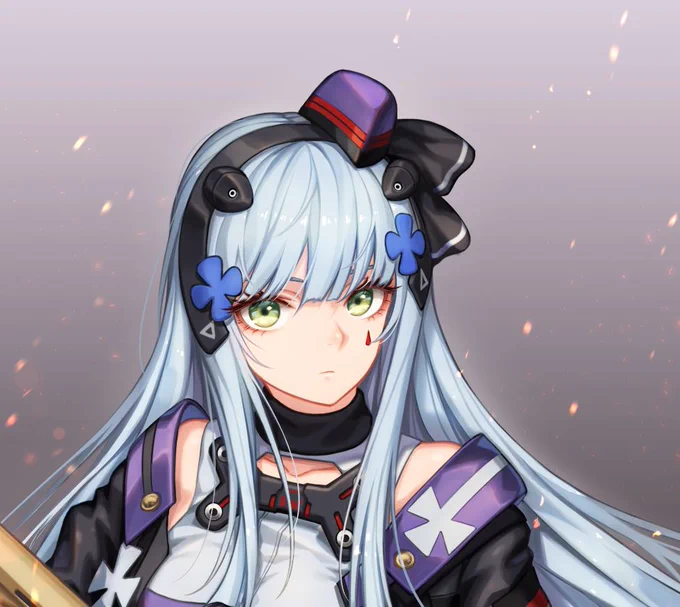 완성!HK416 개조 기념으로 그렸습니다!#소녀전선 #GirlsFrontline #少女前线 #少女前線 #ドールズフロントライン #ドルフロ 