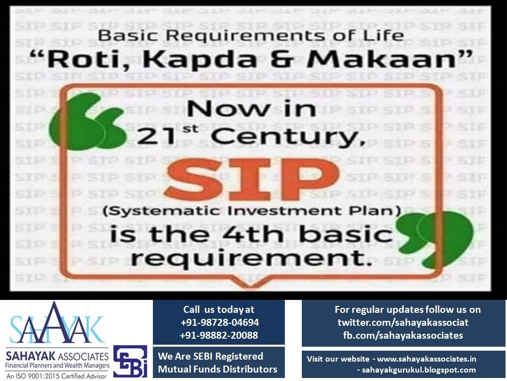 sahayakassociat's tweet photo. 4th #Basicrequirement of #life

#SIP #MutualFundsSahiHai https://t.co/xEef5cCHY1
