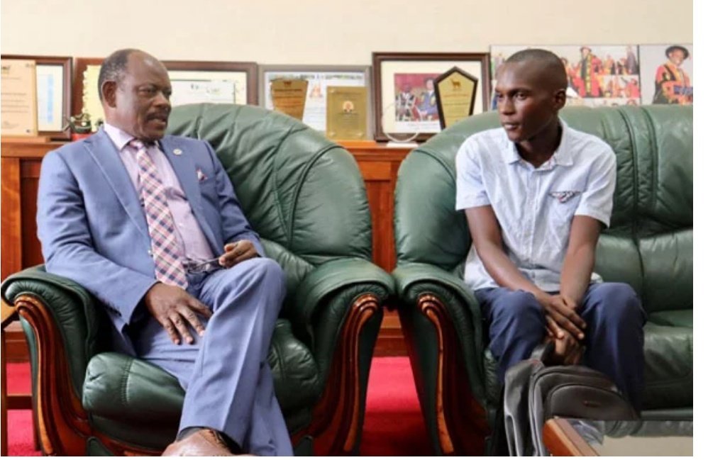 david_serumaga's tweet photo. #SUUBI's story proves that #God can turn tears into happiness. What was done in a ridiculous way turned into a blessing. #SUUBI has now been offered a full scholarship from Joadah Consult to do his dream course from @MakerereU. @ProfNawangwe #Ssubi #suubi @compassion @ https://t.co/ZJpbA2ixzo
