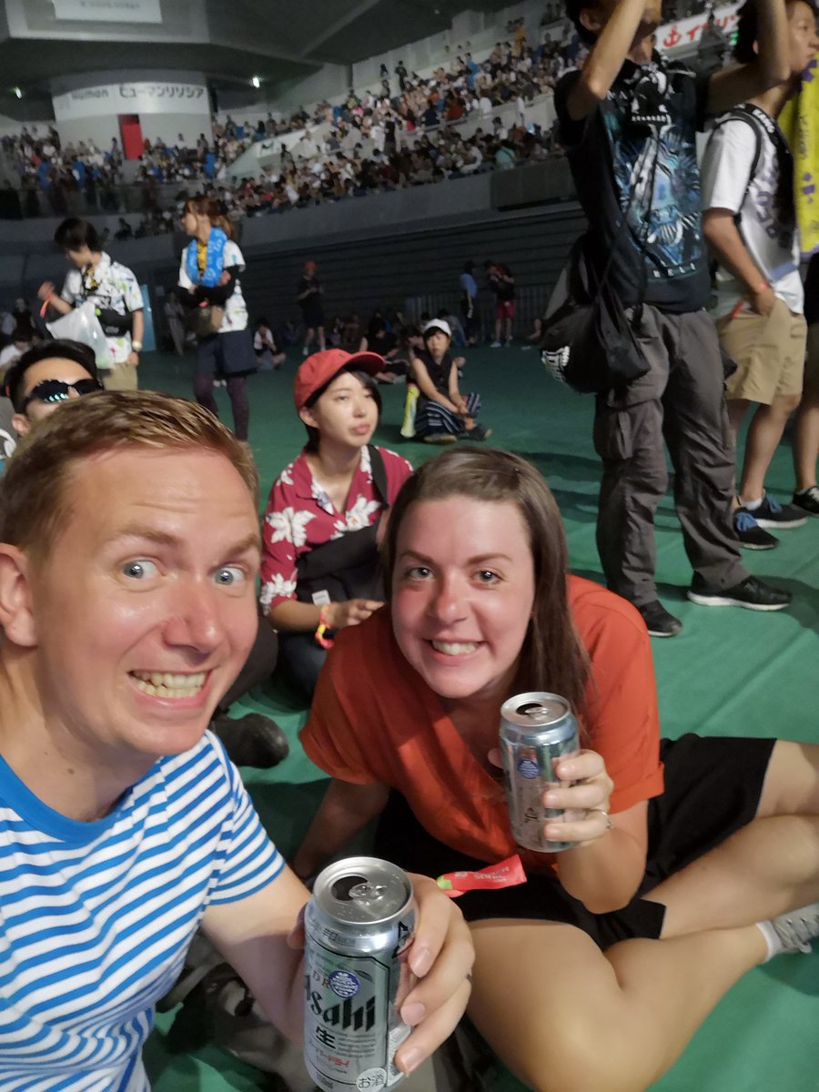 jmsuthers's tweet photo. Summer Sonic, Osaka. Ready and waiting for @IamTomWalker #honeymoon #Japan2019 https://t.co/JMa6gDaXf4