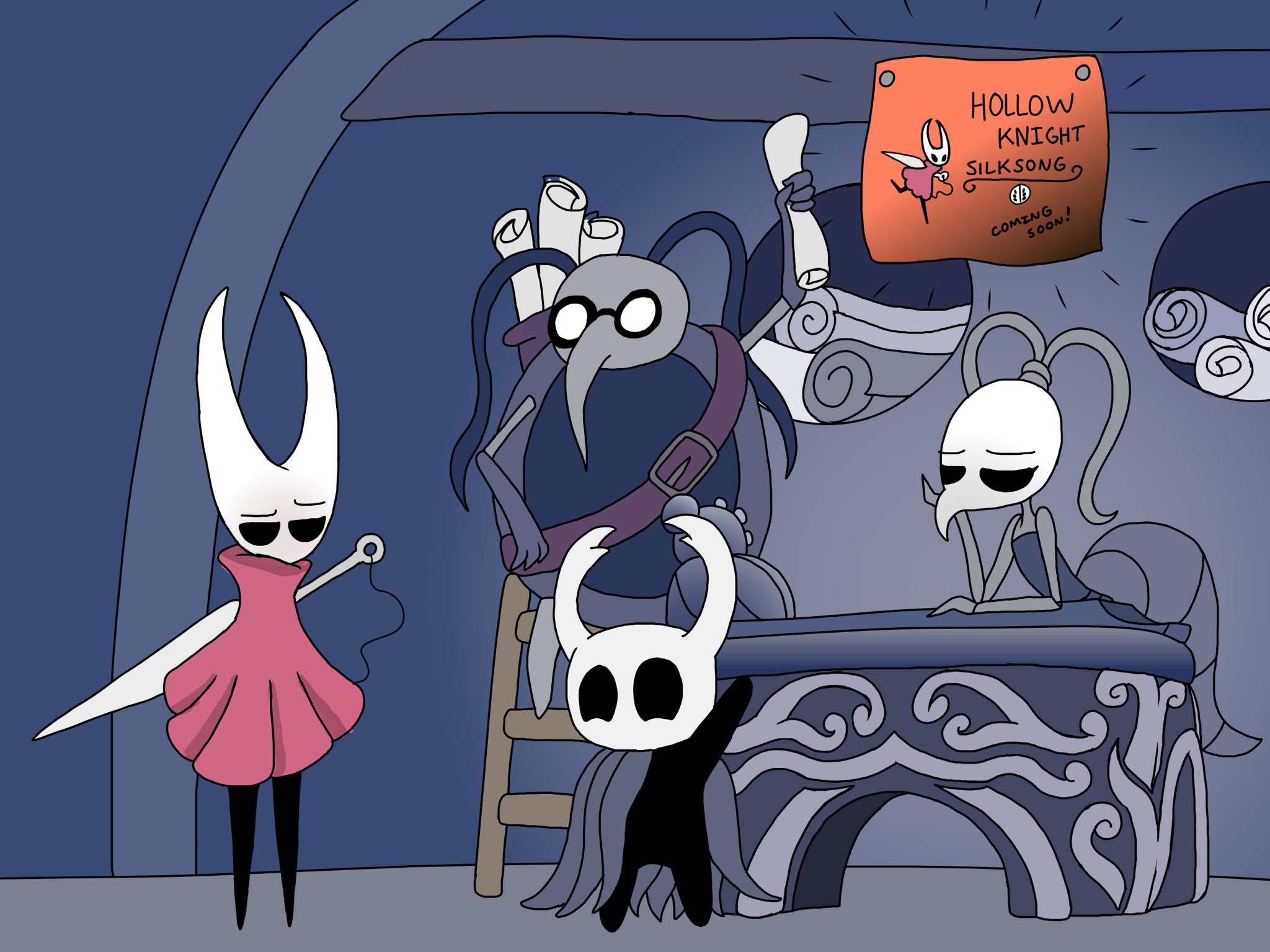Anyone else hyped for Silksong?! #hollowknight #HollowKnightSilksong https:...