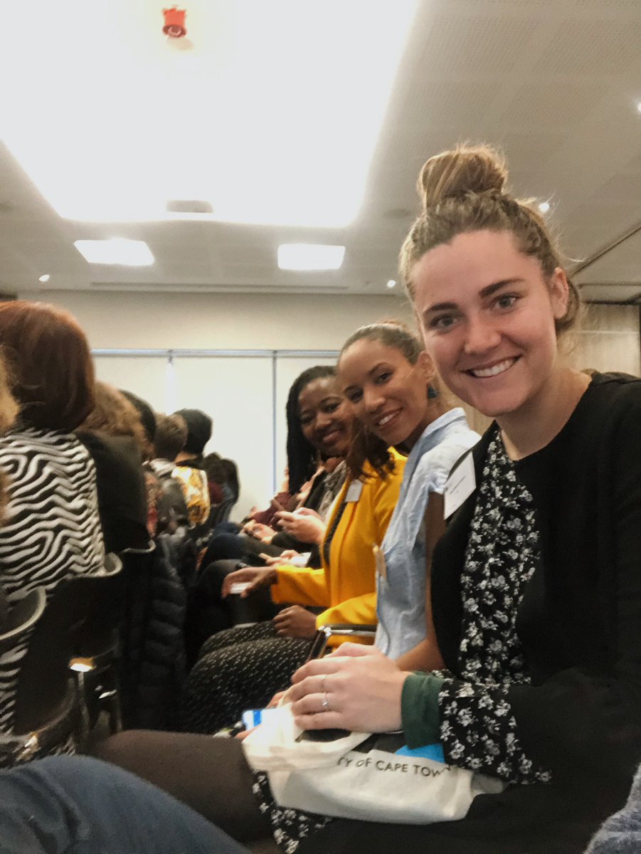 Shaekie23's tweet photo. Excited to be spending the day at the @UCTGSB #WIBdisrupt conference with my lovely colleagues @keenwriter002 📸:@hishamodien #WIB2019 https://t.co/vTOMafo9u9