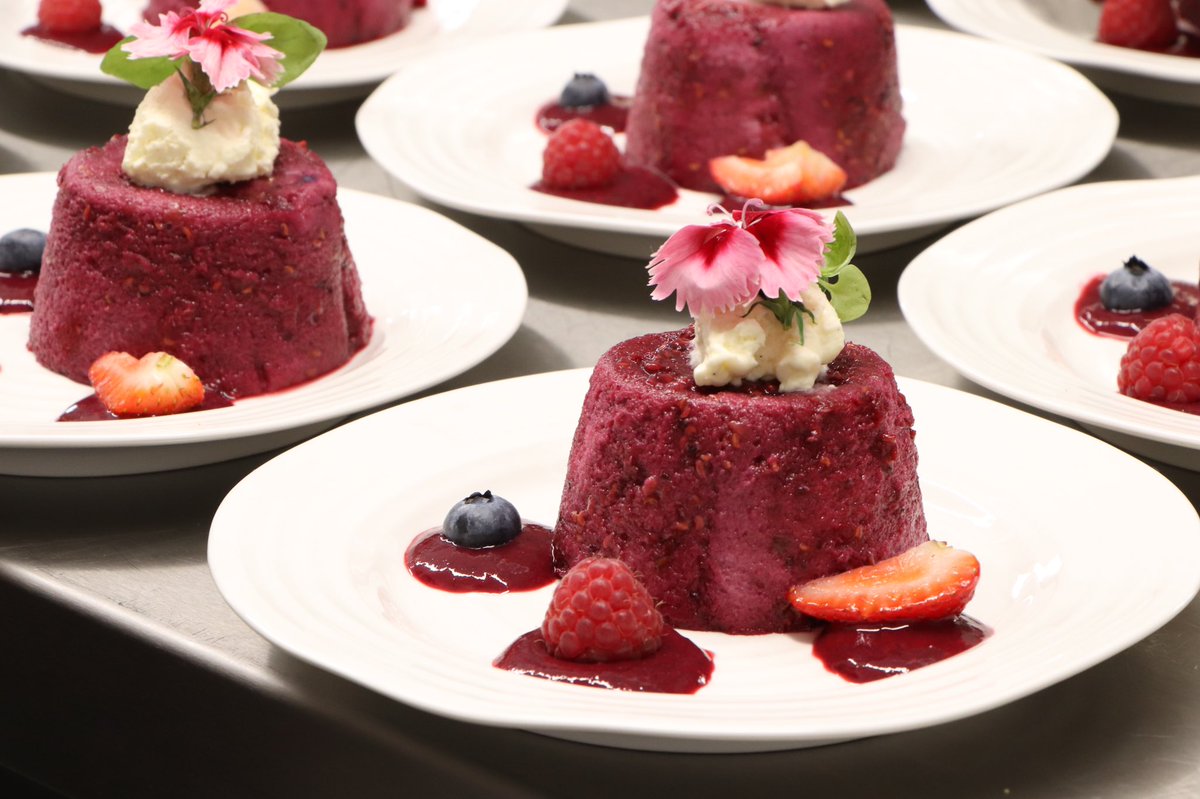 Summer puddings for a beautiful summer wedding .... made lovingly by our baker and chef. 
A couple of secret ingredients and the guests were gushing with compliments 😊
#summerpudding #summer #pudding #dessert #weddings #wedding #love #weddingbreakfast #weddingmenu #yorkshire🍓