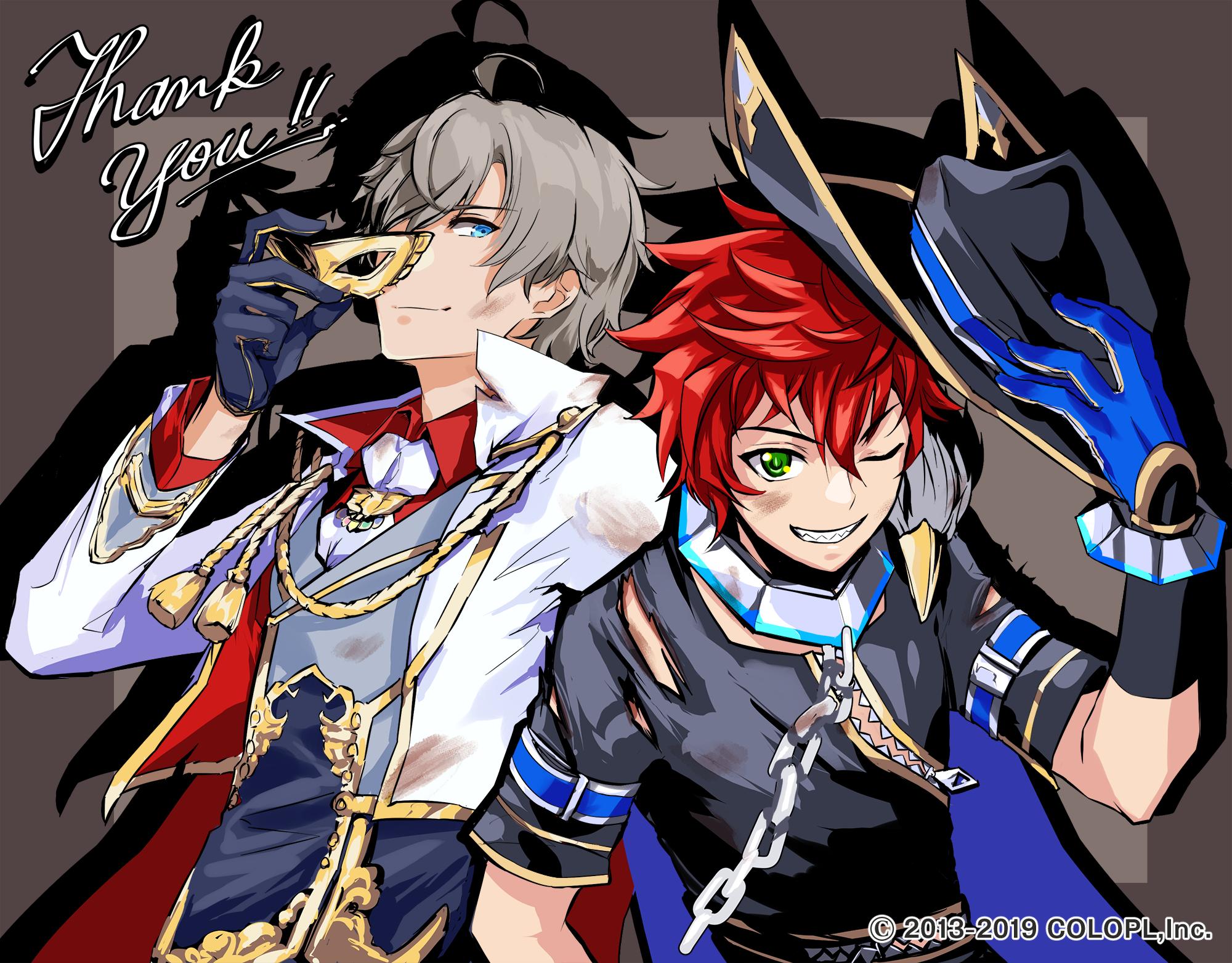 公式 魔法使いと黒猫のウィズ 運営チームより 神都ピカレスク 黒猫の魔術師 に登場する ギャスパーとケネスのイラストをお届け W 真相究明って 大変かも 黒ウィズ T Co 1mclxvg2lf Twitter