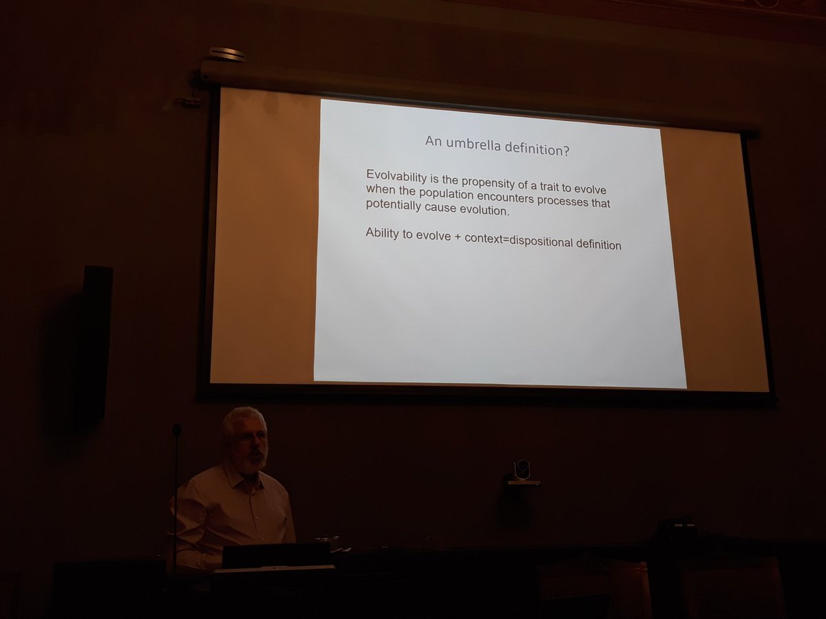 oysteinopedal's tweet image. David Houle attempts to unify the concept of #evolvability