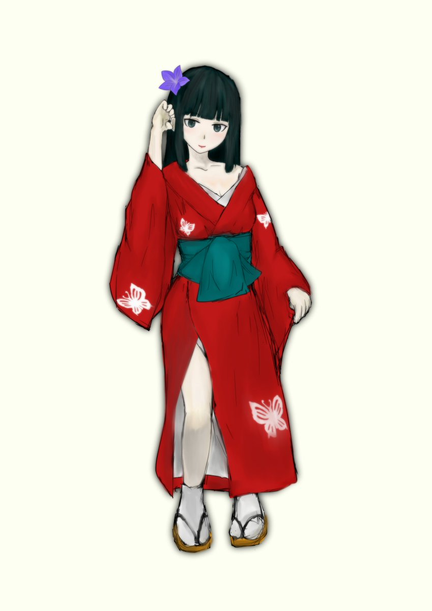 和服イラストでイラスト好きを魅了する