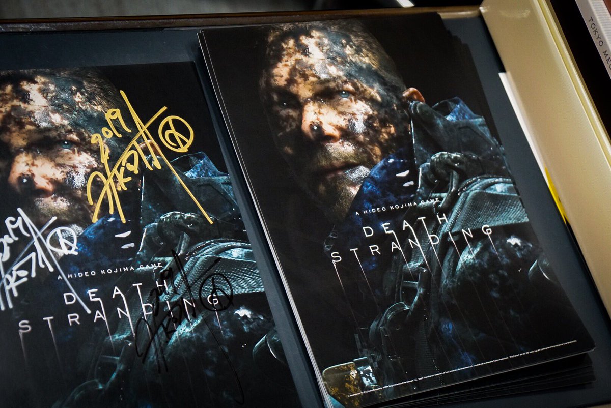 限定値下げ‼︎メタルギアソリッド　小島秀夫監督サイン入りポスター 限定値下げ‼︎メタルギアソリッド 小島秀夫監督サイン入りポスター