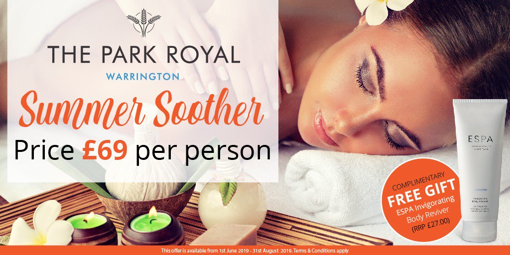 From just £69 per person you can take a well-deserved spa break at The Park Royal. To top it off, we'll treat you to a complimentary free ESPA gift. Book now 👉 ow.ly/4H2D50vgMHH