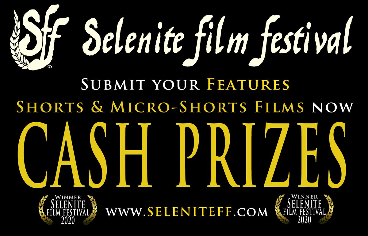 SeleniteFF's tweet photo. Submit your scripts and films now https://t.co/pR5S4cmSFz #selenitefilmfestival #SFF #screenwriting #screenwriters #screenplays #scripts #featurefilms #shortfilms #indiefilms #independentfilms #microshortfilms #microfilms #supershortfilms #courtmetrage #longmetrage #scenarios https://t.co/hthbLZAnhz