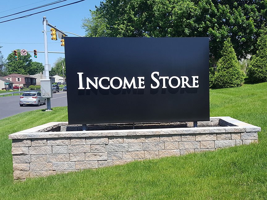 SignMedix's tweet photo. The Income Store's campus is beautiful, Sign Medix created &amp; installed a sign that would compliment it. Check it out the next time you drive down 1001 Millersville Rd, Lancaster, PA 17603. It looks even cooler at night. @theincomestore @IncomeStore @SignMedix https://t.co/hlcgyL1Xev