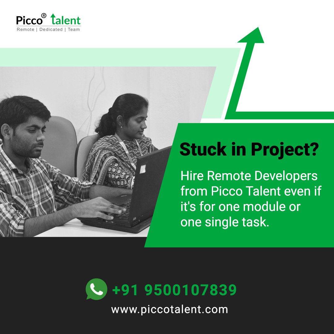 TalentPicco's tweet image. Flexibly hire remote developers from Picco Talent for any number of months/weeks/days.Visit piccotalent.com to learn more. #hire_remote_developers #angular_developers #node_developers #ios_app_developer #hybrid_app_developer #ionic_app_developer