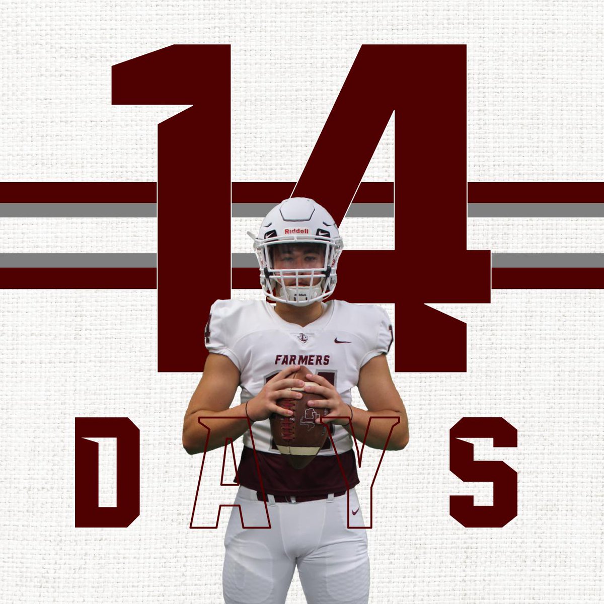 LHSFball's tweet photo. 2 Weeks. https://t.co/1zkx69FHXt