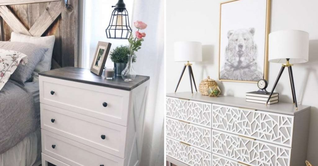 Transform IKEA Dressers with These HacksYou may have to figure out “how” to assemble that dresser first, but these super easy diy hacks can  really update the look! #HelpfulHints #AtHomeWithJenLloyd #RealEstateWithHeart❤️  amazinginteriordesign.com/transform-ikea…