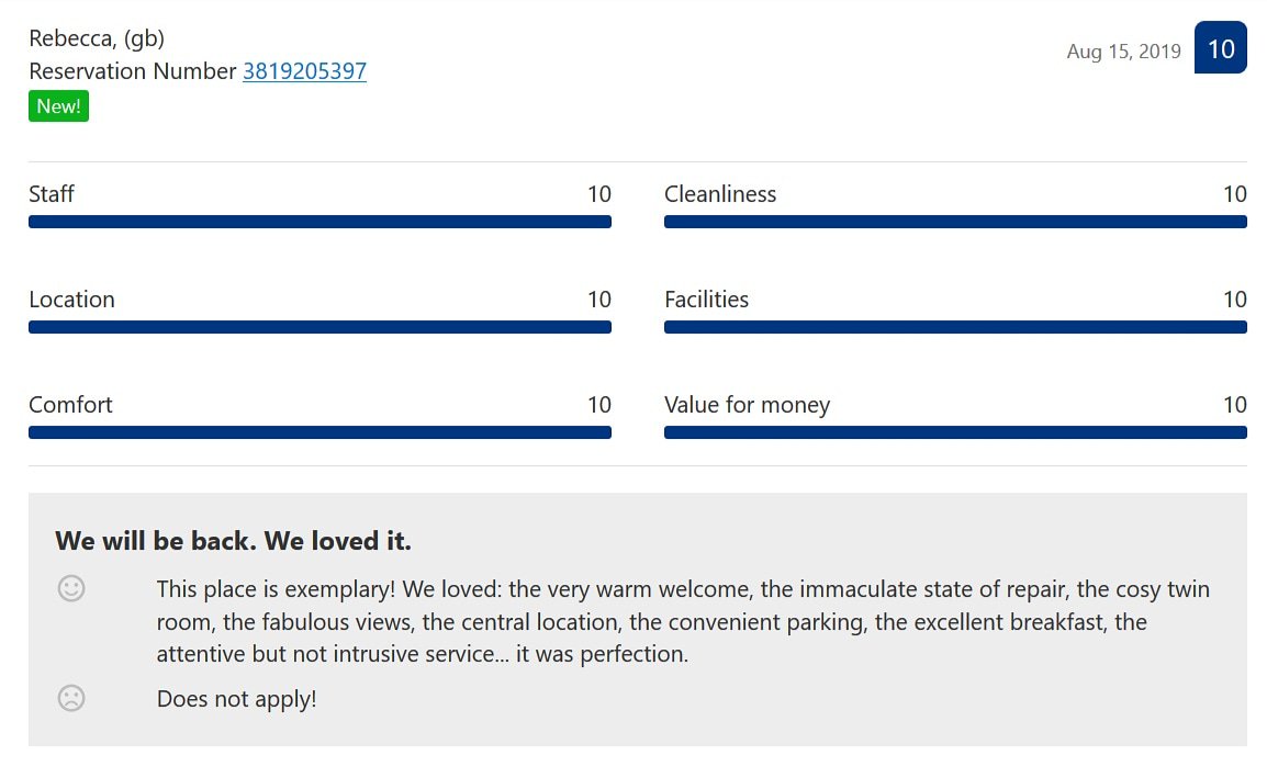 Makes our day when we get reviews like these! :) #bnb #BedandBreakfast #malvern