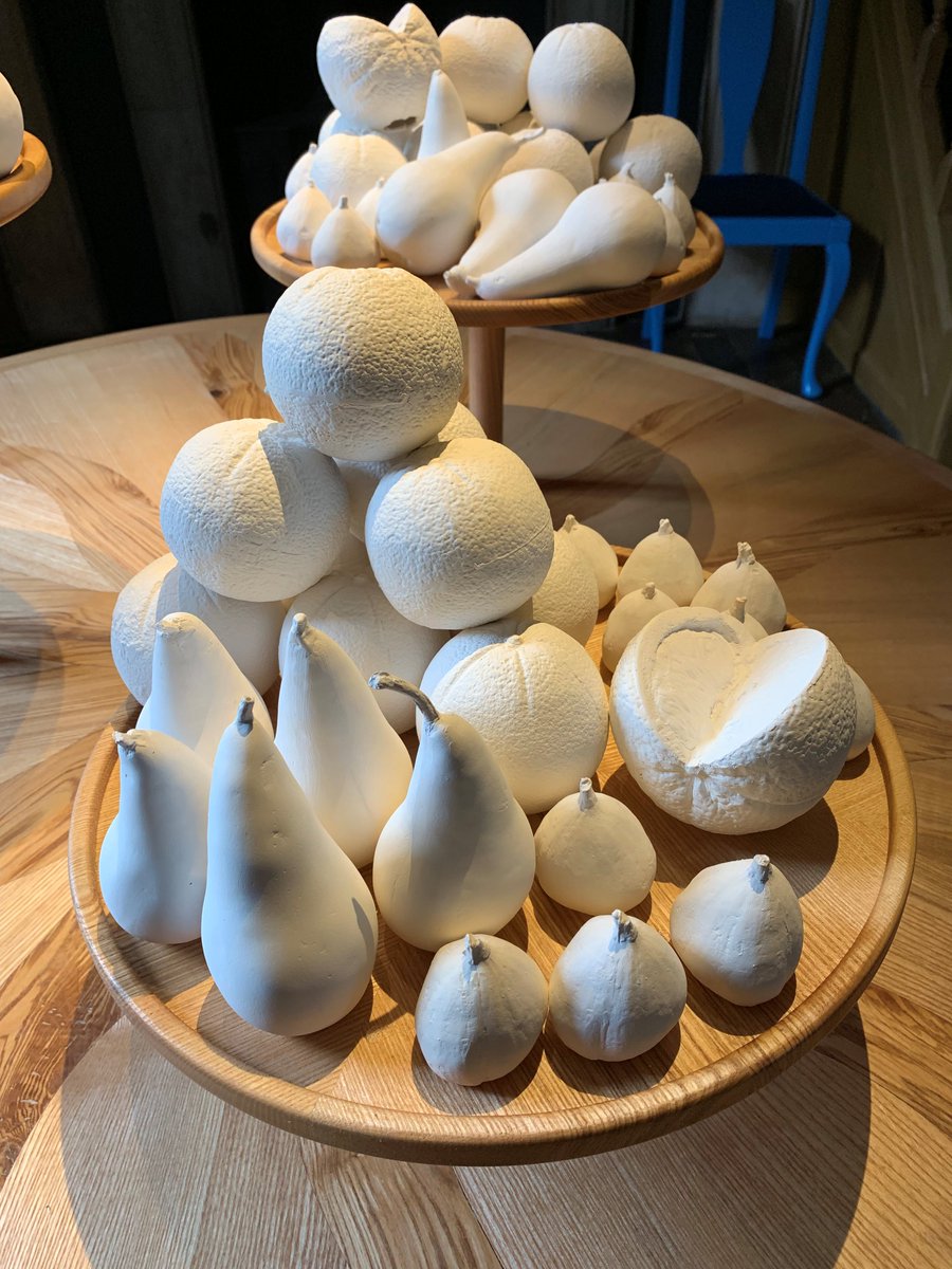 RainhamHallNT's tweet photo. My favourite piece in the #denneyedition is our Scenterpiece! Wonder what it smells like? We’d love for you to pop down and tell us what you think! Created by @AVMcuriosities with @JHounam and @HaveringCollege students. What's your favourite fruit? #TakeoverDay @kidsinmuseums https://t.co/KWX6wA6hXT