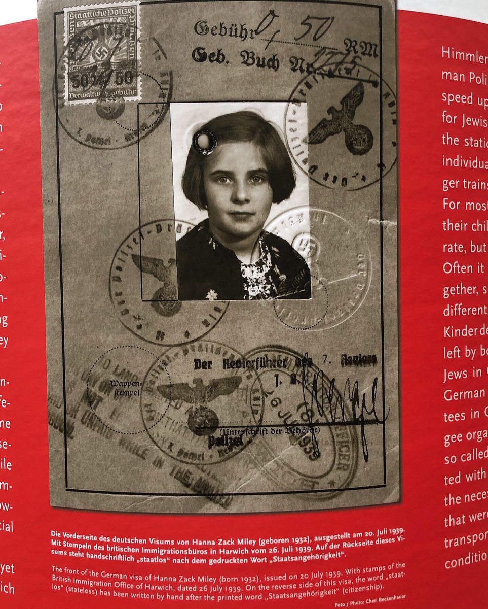 80KTexhibition's tweet photo. @MemoryoftheKT spoke about @GeorgeMiley who fled from Germany in 1939 onboard a Kindertransport to Britain. Hanna now lives in America and has published her autobiography. You can find copies of her book in both German and English. https://t.co/UGpTcfAUvh