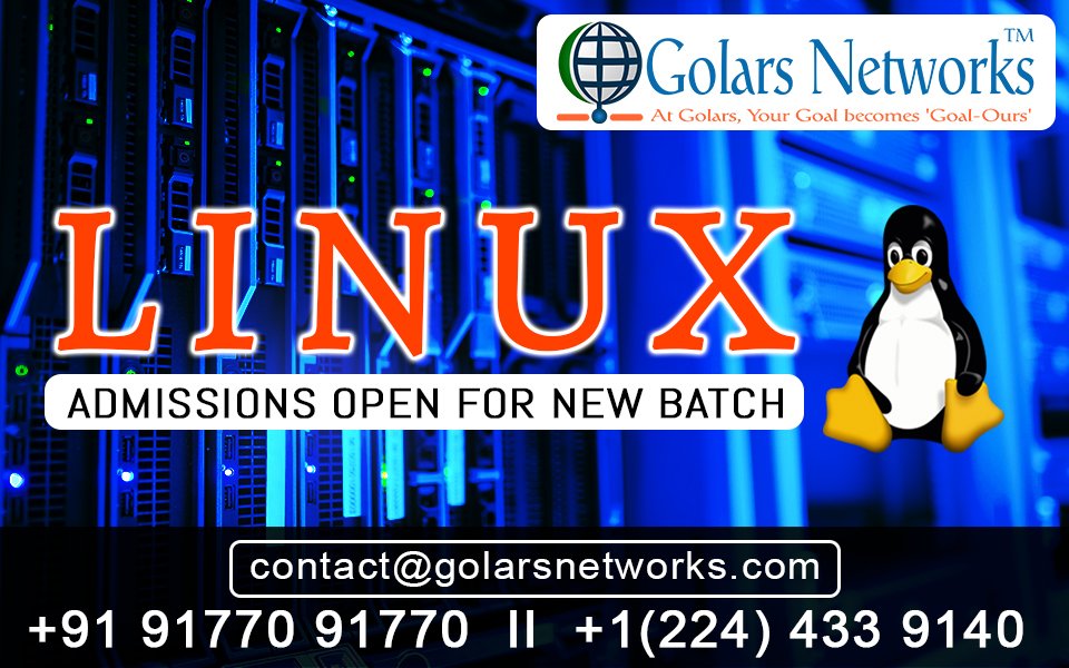 GolarsNetworks's tweet photo. #LINUX Training Institute in Hyderabad
Hurry Up ! Limited Seats Available

For More Details Please Visit: #405 4th Floor, HUDA Maitrivanam Building, Ameerpet, Hyderabad-500038

#9177091770

More links
Website: https://t.co/Q8djMbRIAj
Facebook: https://t.co/SwPYiw5xNp https://t.co/dTrrn3G7XR
