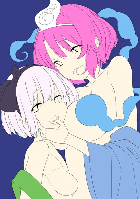 冬コミサクカ用イラスト進捗です。多分妖夢本になるんじゃないかなあと。 