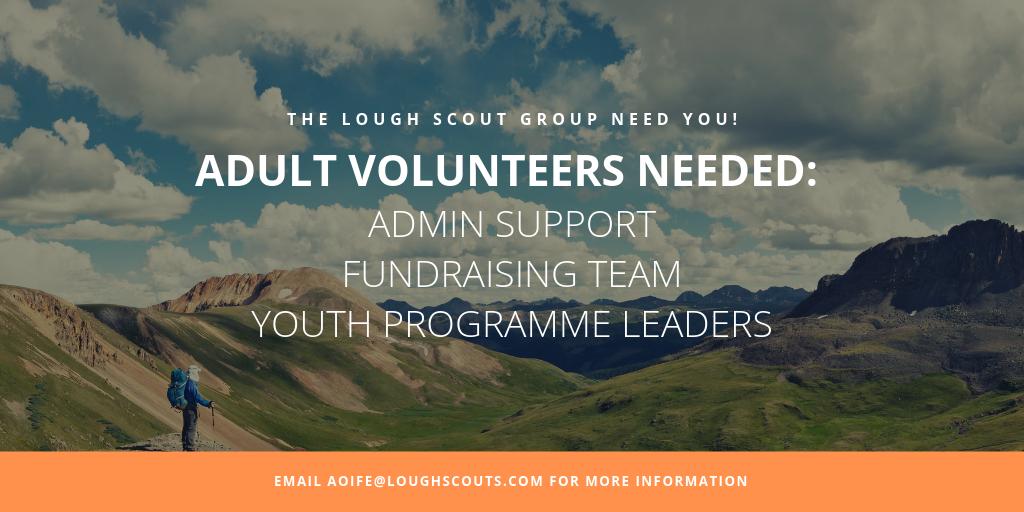 Our scout group <a href="/loughscouts/">Lough Scouts</a> in #Cork has grown in recent yrs. Almost 100 youth members on a weekly basis &amp; 16 adult volunteers. However, we need more help in a variety of roles. Interested? Give me a shout for a chat! More info here: loughscouts.com/volunteer/ 
RTs appreciated!