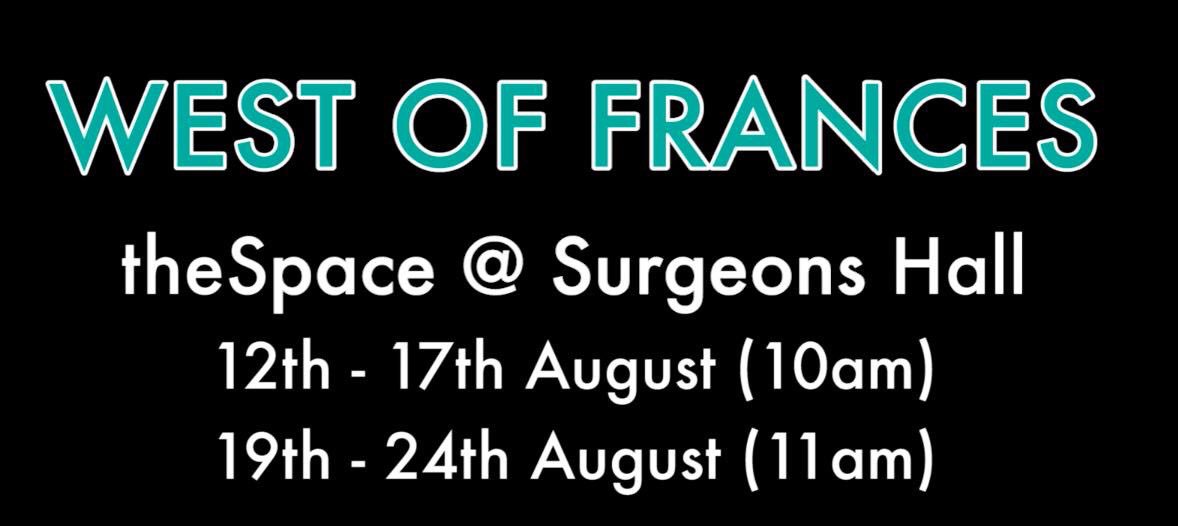 WestOfFrances's tweet photo. @danielleonradio @edfringe Hi!! Why not start one of your days with ‘West of Frances’.
It is a darkly comic one-woman play about a woman on her way to spit on a nun’s grave. We’ve had some great reviews and would love to see you there💜
10am tomorrow and 11am starting Monday. https://t.co/1FscJbzXkg