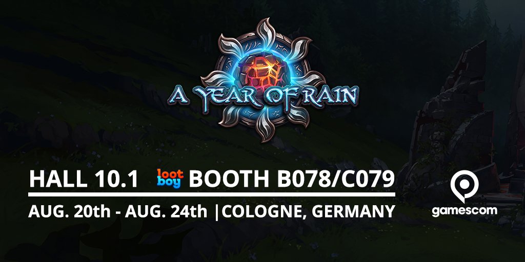 A Year Of Rain On Twitter Join Us Gamescom Pay Us A Visit And