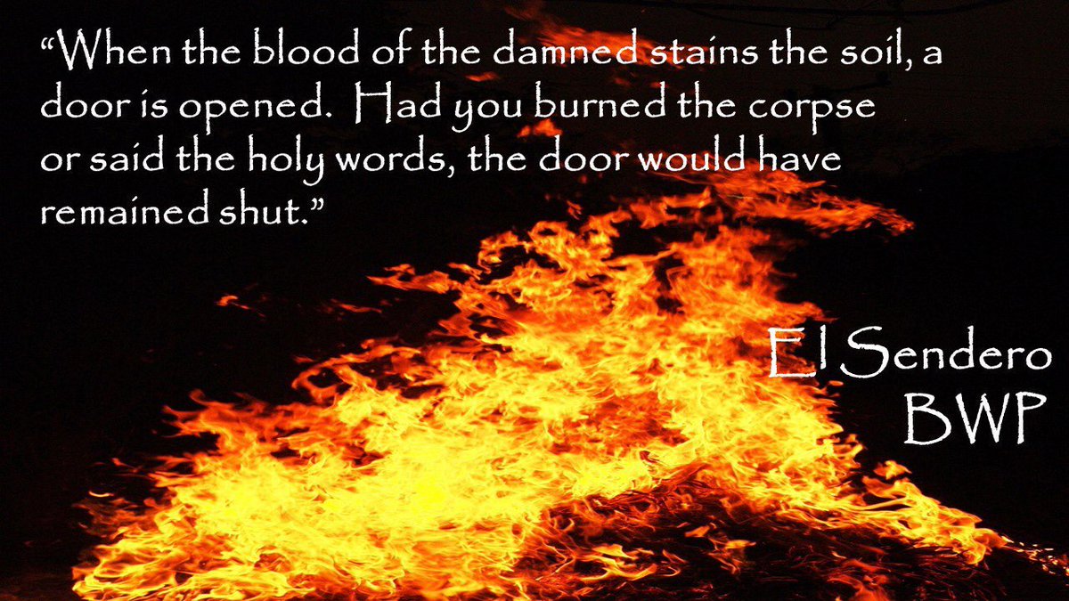 Rule #1 when fighting the forces of darkness: ALWAYS bury the body. The Hell Walker series is available on Amazon now. Matches and gasoline not included.

amzn.to/2TERJmp
