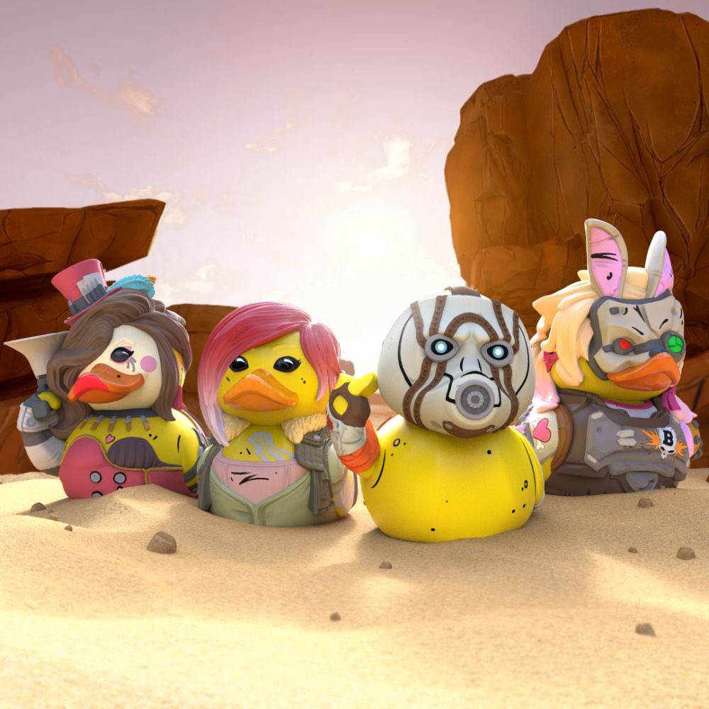 GAMEKilmarnock's tweet photo. What’s better than awesome rubber duckies... Rubber duckies that #cosplay that’s what!

We are now taking #PreOrders on these collectible #TubbzRubberDucks.

From #borderlands to #destiny, #crash to #spyro - we’ve got loads available to #PreOrder in store now

£2 deposit required https://t.co/jHmmMICQam