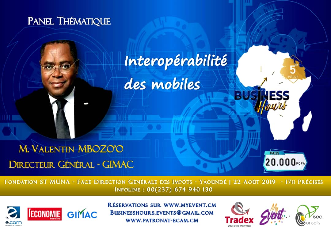 mlyna_consult's tweet photo. Cette semaine, découvrez avec nous qui seront les #panélistes de cette édition du 22/08/2019.
PANEL THÉMATIQUE : M. Le Directeur Général du GIMAC, M. Valentin MBOZO'O, nous entretiendra sur l' #Interopérabilité_des_mobiles, projet phare promu par sa structure en Afrique Centrale. https://t.co/4MYaxRta4q