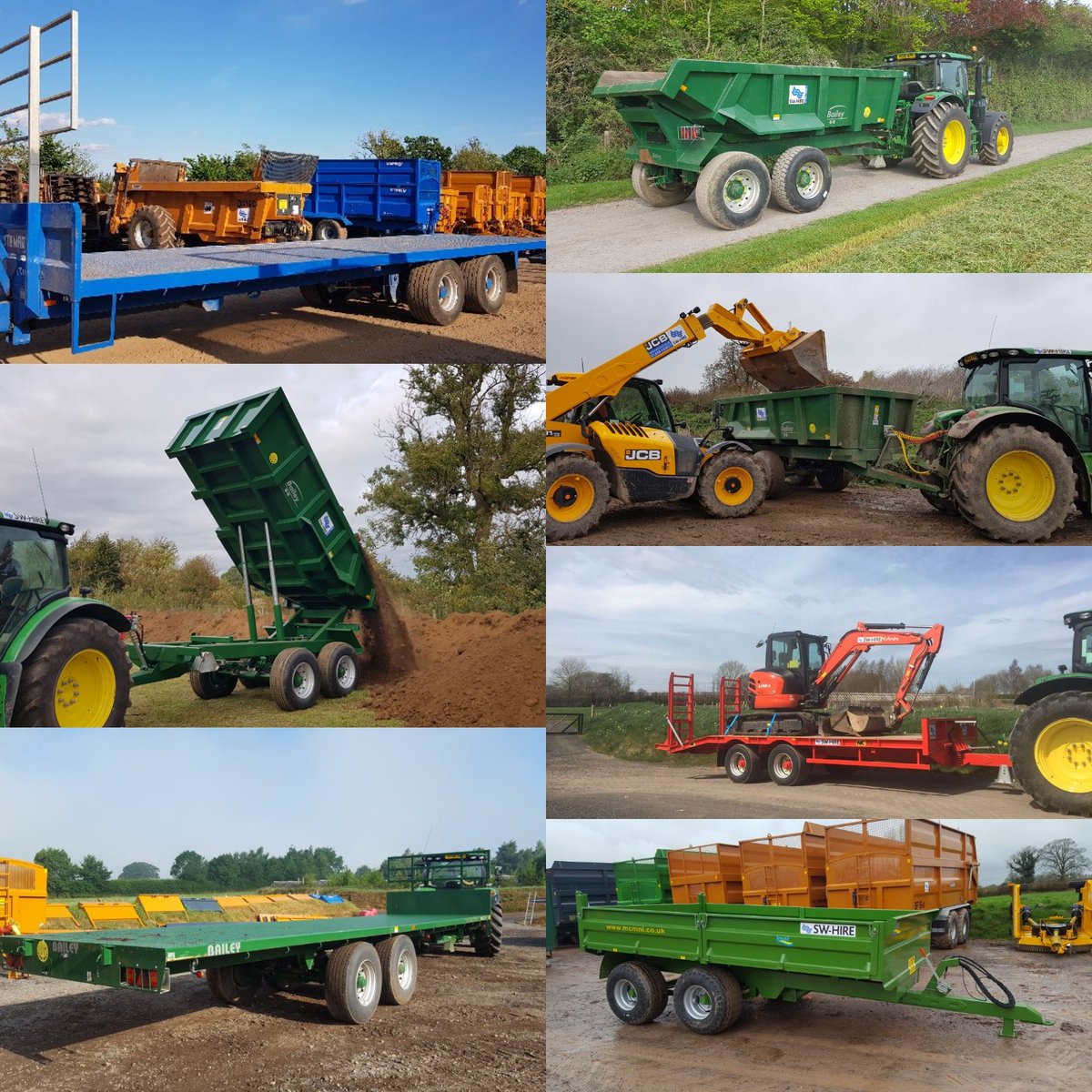 SWHire's tweet photo. Full range of trailers available for site work. #dumptrailerhire #flattrailerhire #baletrailerhire #lowloaderhire #dropsidetrailerhire #stonetrailerhire #pallettrailerhire #nationwide https://t.co/mbl1w7LerT https://t.co/WIfhMtQOfw
