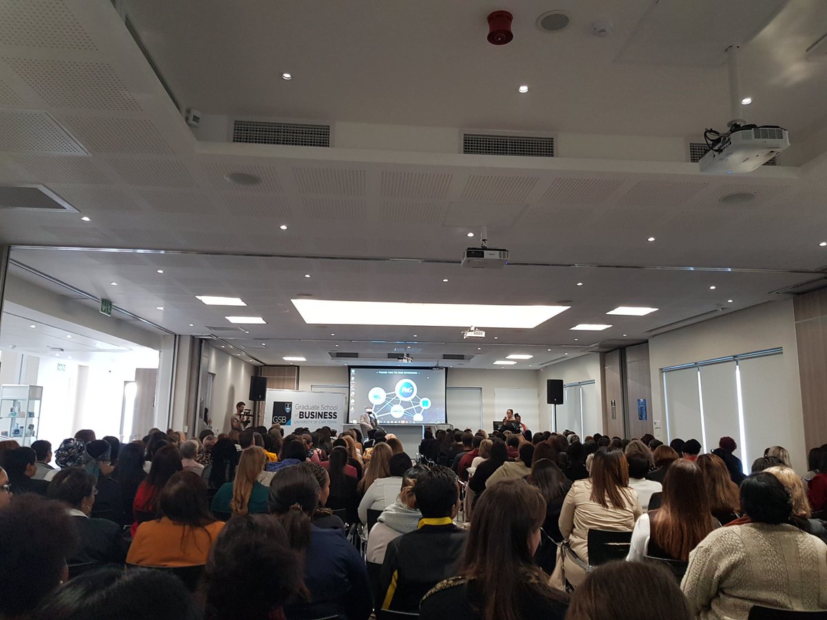 sandrasphiri's tweet photo. Full house at the #WIBdisrupt @UCTGSB You can feel the energy! Exciting! https://t.co/04lEggWr8U