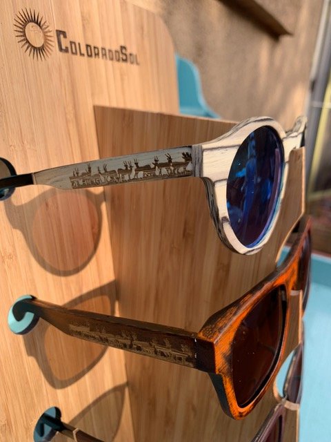 CiderCircusCO's tweet photo. We've got some great vendors next Saturday at the Circus, including ColoradoSol with their awesome sunglass made from wood and carved with mountain scenes. #shopdenver #denver #colorado #denvercolorado https://t.co/NURPoaCLnG