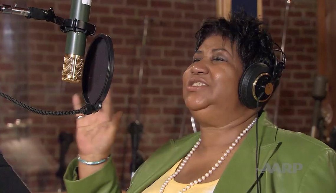 It's hard to believe that Aretha Franklin died a year ago today. She sang especially for <a href="/AARP/">AARP</a> members in this video, bit.ly/2KKRulW #RIPAretha
