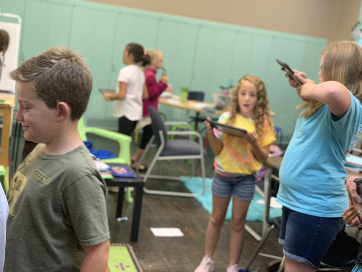 Our third graders are on the move and on an array hunt! #RESthinks <a href="/JenniferWarden5/">Jennifer Warden</a> <a href="/jenbrown224/">Jennifer Brown</a>