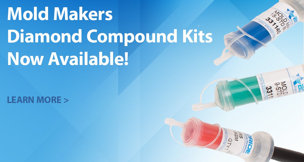 NEW Mold Makers Diamond Compound Kits are the perfect way to try a wide range of BORIDE's most versatile diamond compound at a cost savings. 
ow.ly/xtF250vzq1A