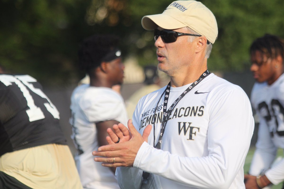 WakeFB's tweet photo. Great way to start your morning with some Demon Deacon football. https://t.co/VTdrbenpXG