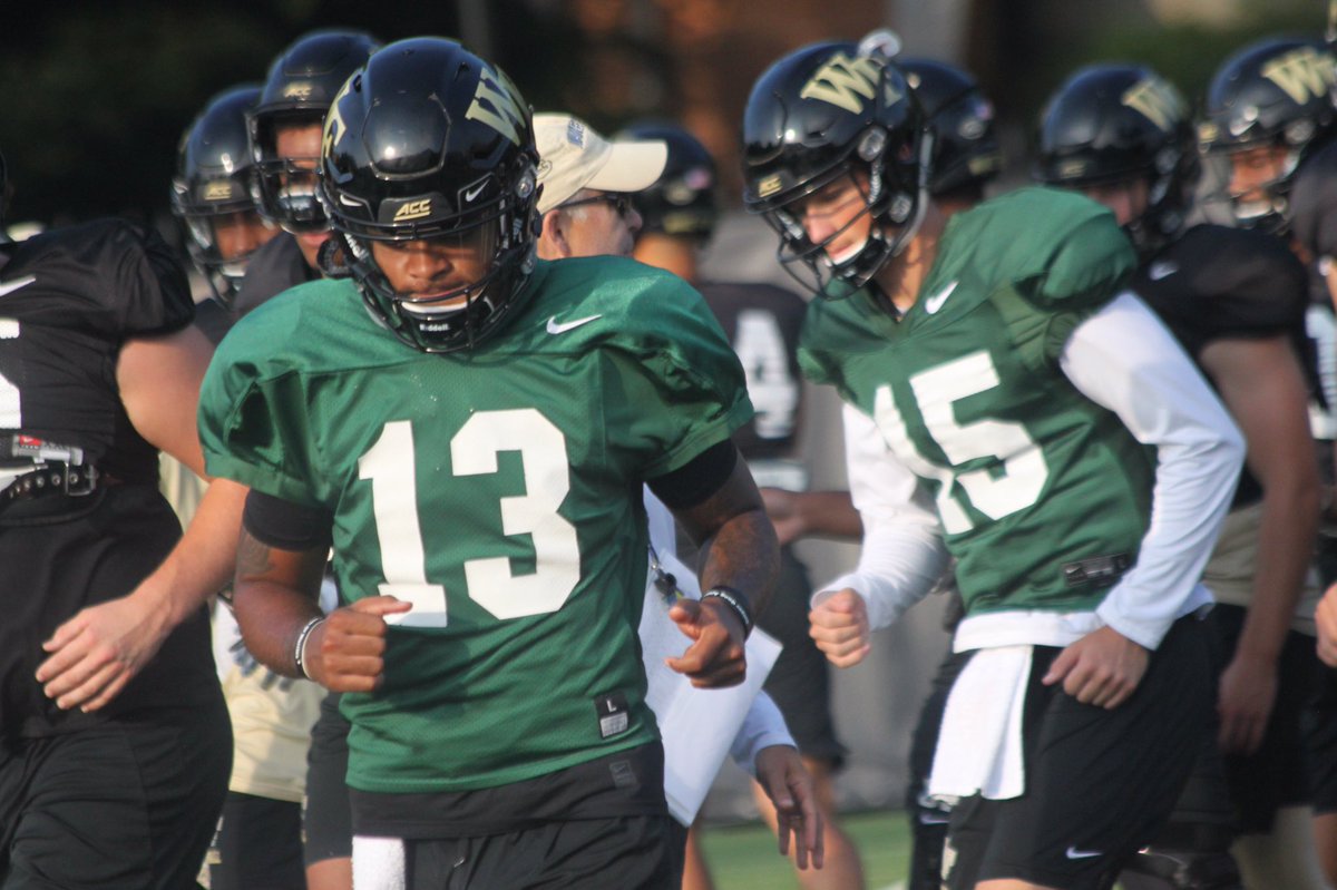 WakeFB's tweet photo. Great way to start your morning with some Demon Deacon football. https://t.co/VTdrbenpXG