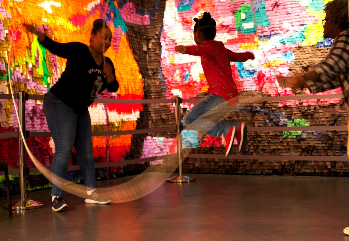 GrandparentsSL's tweet photo. Listen to @NPR's The Pulse today to hear our radio story on Rev. Malika Lee Whitney who speaks with her young jumpers from Double Dutch Dreamz - A program which supports both physical health and community bonds in #Harlem. #IntergenerationalConversations https://t.co/WN2ULUkj2X https://t.co/pGFN7cXGVc