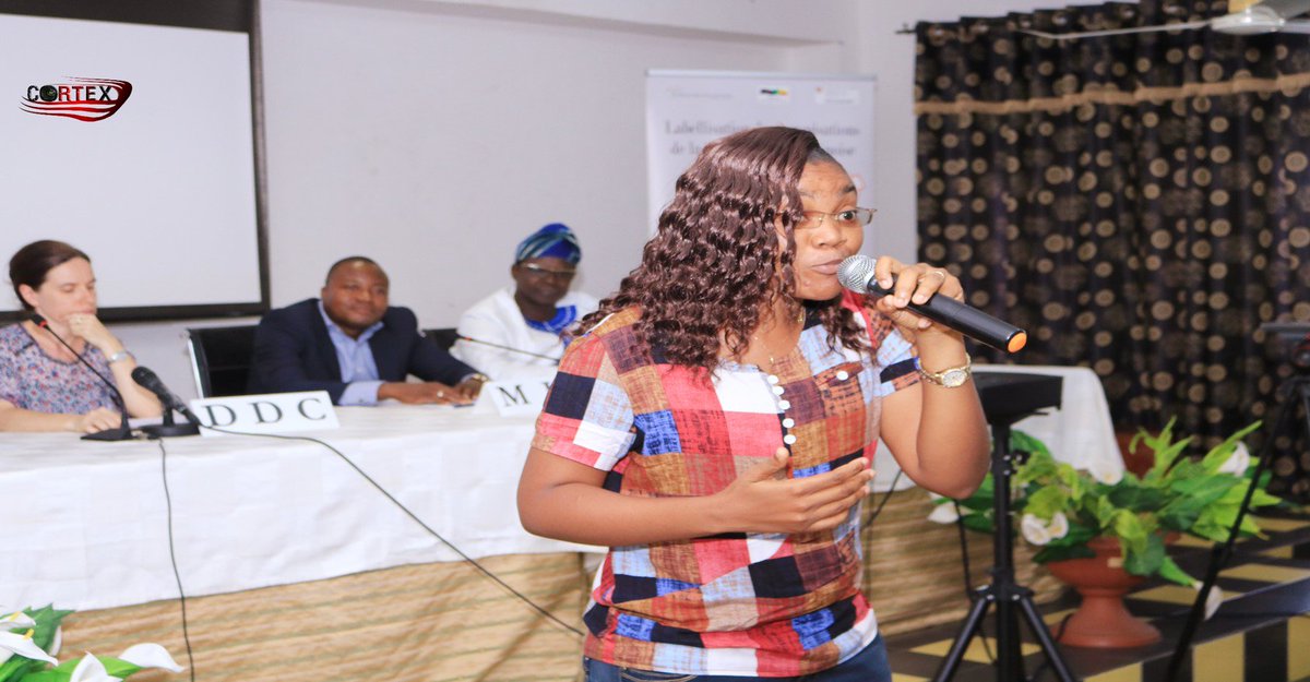 mdsc229's tweet photo. Lancement officiel de la première édition du label qualité des OSC. Retour en images sur :
Le discours de la représentante des OSC, la prestation slam de Harmonie et l'intervention de Mme ADJOU MOUMOUNI.
#NosProjetsPhares
#labelqualitéosc
#Fosir #wasexo #ChildRightMonitoring https://t.co/uwfTw2jRLz