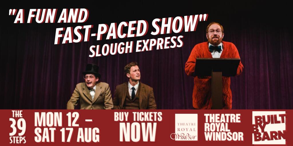 Barn39Steps's tweet image. Tomorrow is the final day of our ⭐⭐⭐⭐⭐#BuiltByBarn production of The 39 Steps at @TheatreWindsor! Don't miss this right royal farce!

Book Here: ow.ly/Fv1H50vidBF

#Windsor39Steps #BuiltbyBarn #Windsor #localtheatre
