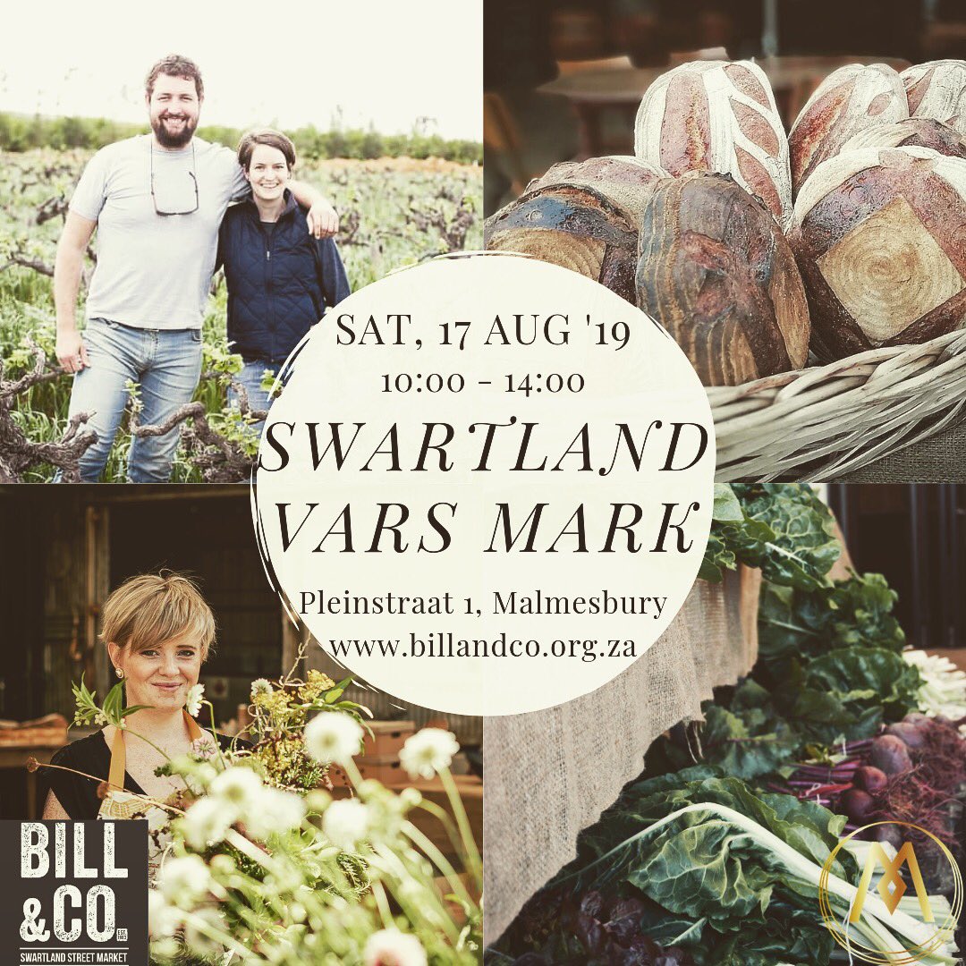 Kom geniet die lekker sonskyn more in die Swartland. <a href="/davidandnadia/">David&Nadia</a> skink nuwe oesjaar wyn en ons plaaslike boere bring vars organiese produkte saam. Musiek deur Pieter Jans Dur. #swartland #wine #wineregion #winelovers #farmersmarket #family