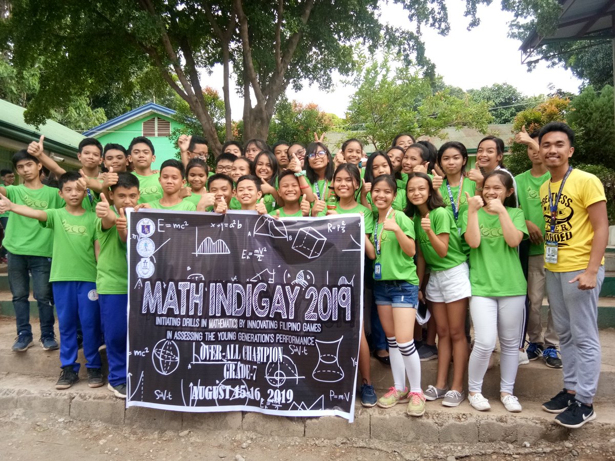 echo546's tweet photo. Congrats my anakins :) more than the award, it is the fun that counts.. Hope you enjoy! #OverAllChamp #MathIndigay #SevenEco https://t.co/UnQI9655Qj