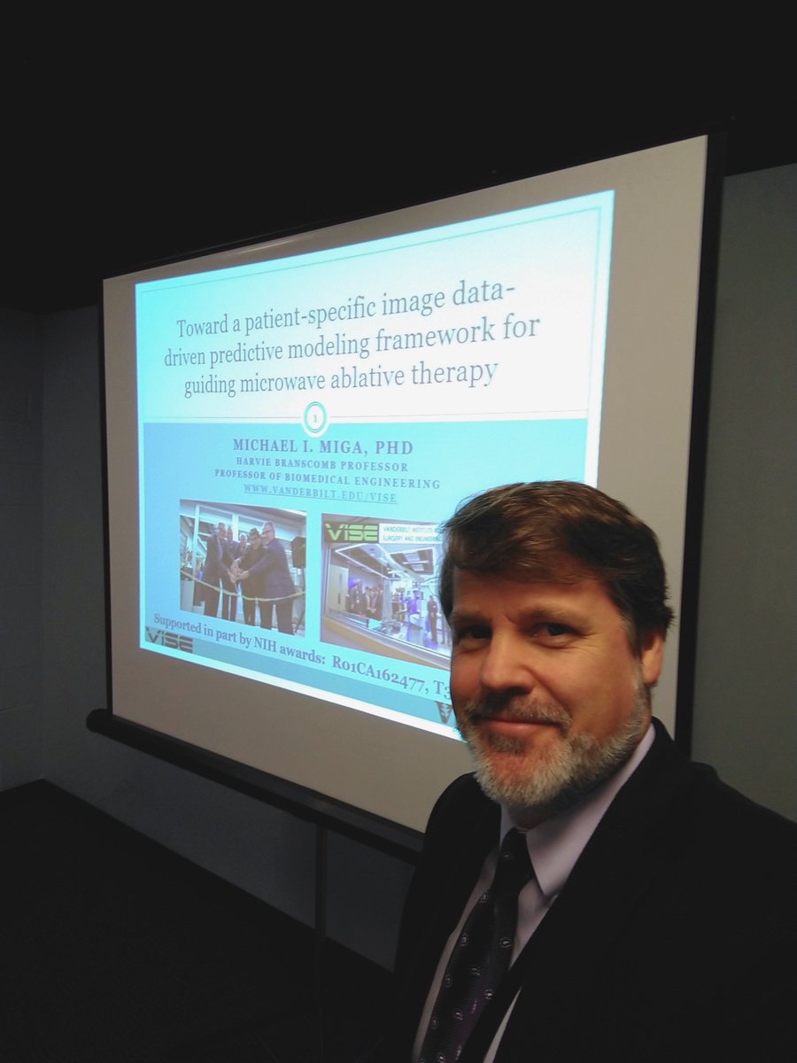 ViseVanderbilt's tweet image. #VISE on the ROAD: Yesterday, Michael Miga, PhD, presented a keynote lecture at 16th International Symposium on Computer Methods in Biomechanics and Biomedical Engineering (#CMBBE2019) in NY. #engineeringfaculty #engineering #surgery