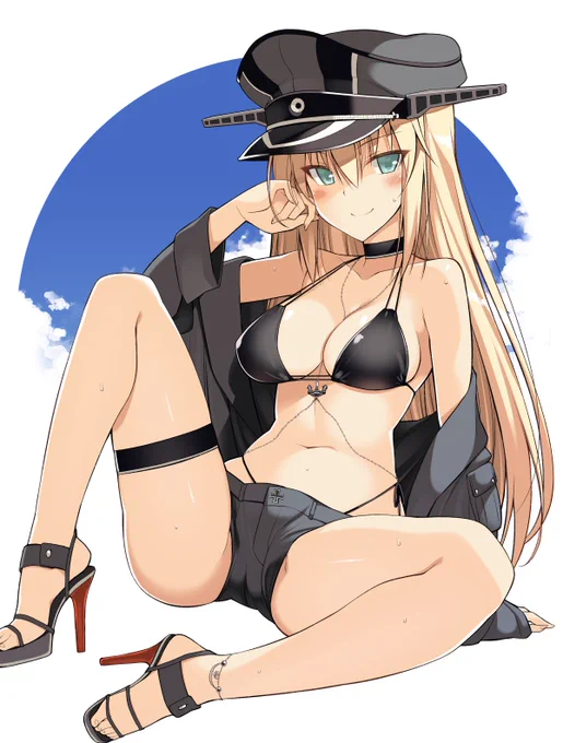 水着ビス子らくがき2019 
