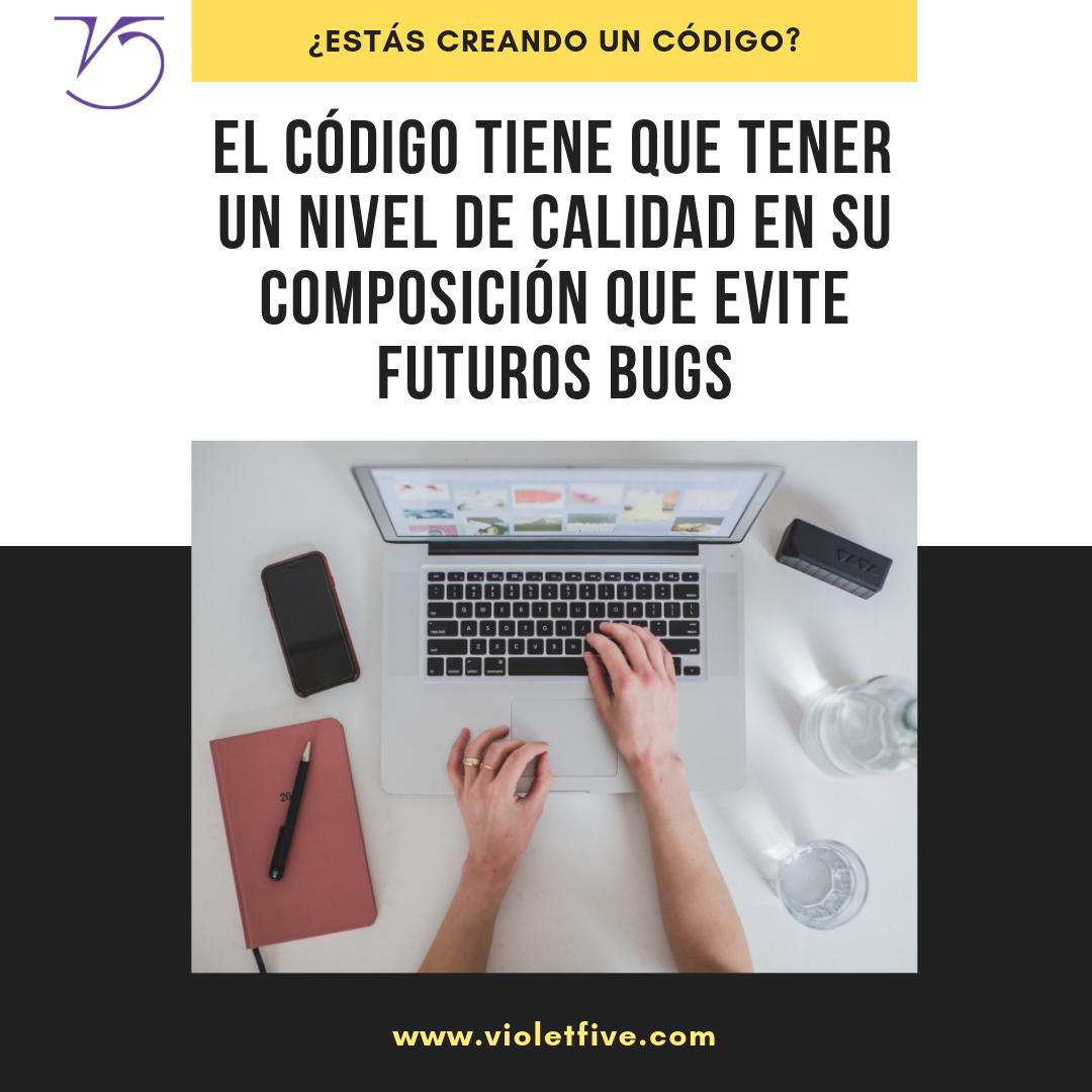 VioletFiveWeb's tweet photo. Elabora códigos con tal nivel de calidad en su composición que evite futuros bugs. Lee más en nuestro blog. #blog #calidad #confiabilidad #web #webdesign #codigos #bugs #violetfive 
 https://t.co/uhkIa059dU https://t.co/Hdn9G1Mzx8