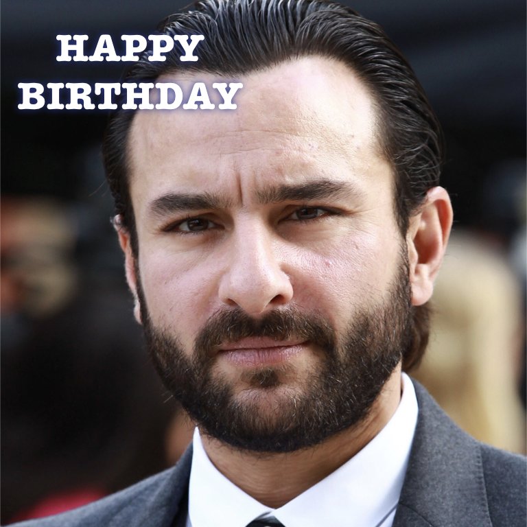 Happy birthday to Bollywood film star, Saif Ali Khan Let us know if it\s your birthday today too! 